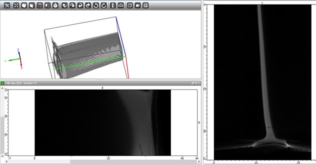 Image : Blade CT simulation and reconstruction
